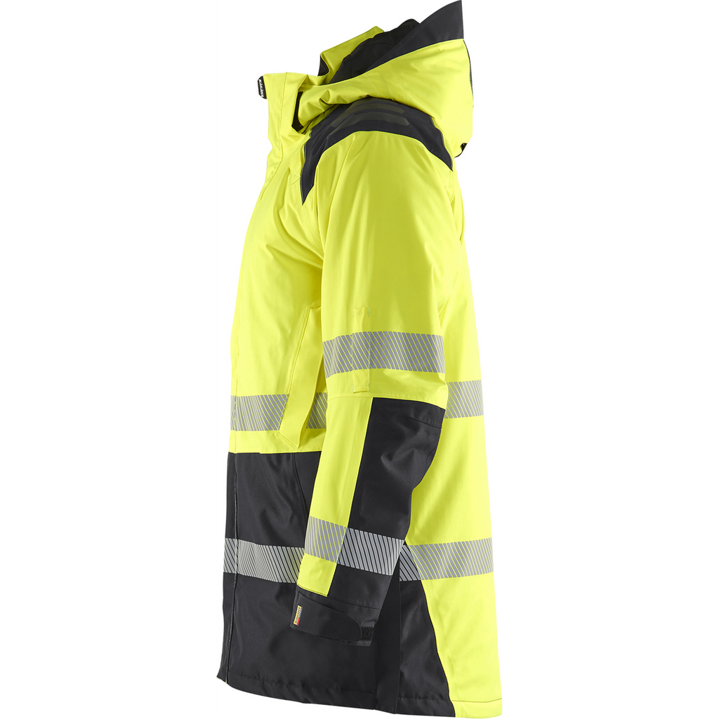 Blaklader High Vis Winter Parka, Yellow/Black (3)