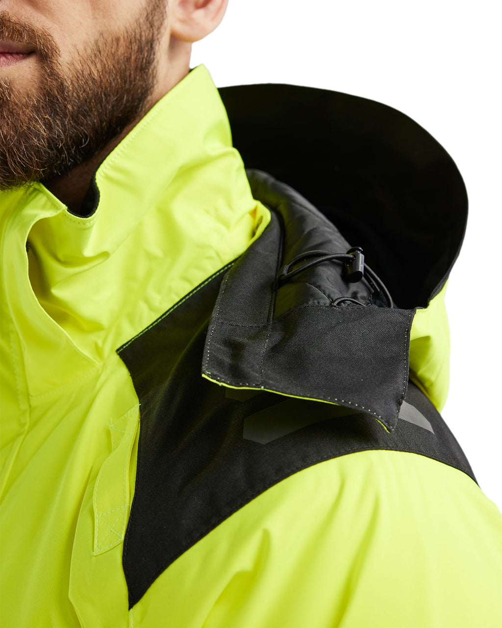 Blaklader High Vis Winter Parka, Yellow/Black (8)