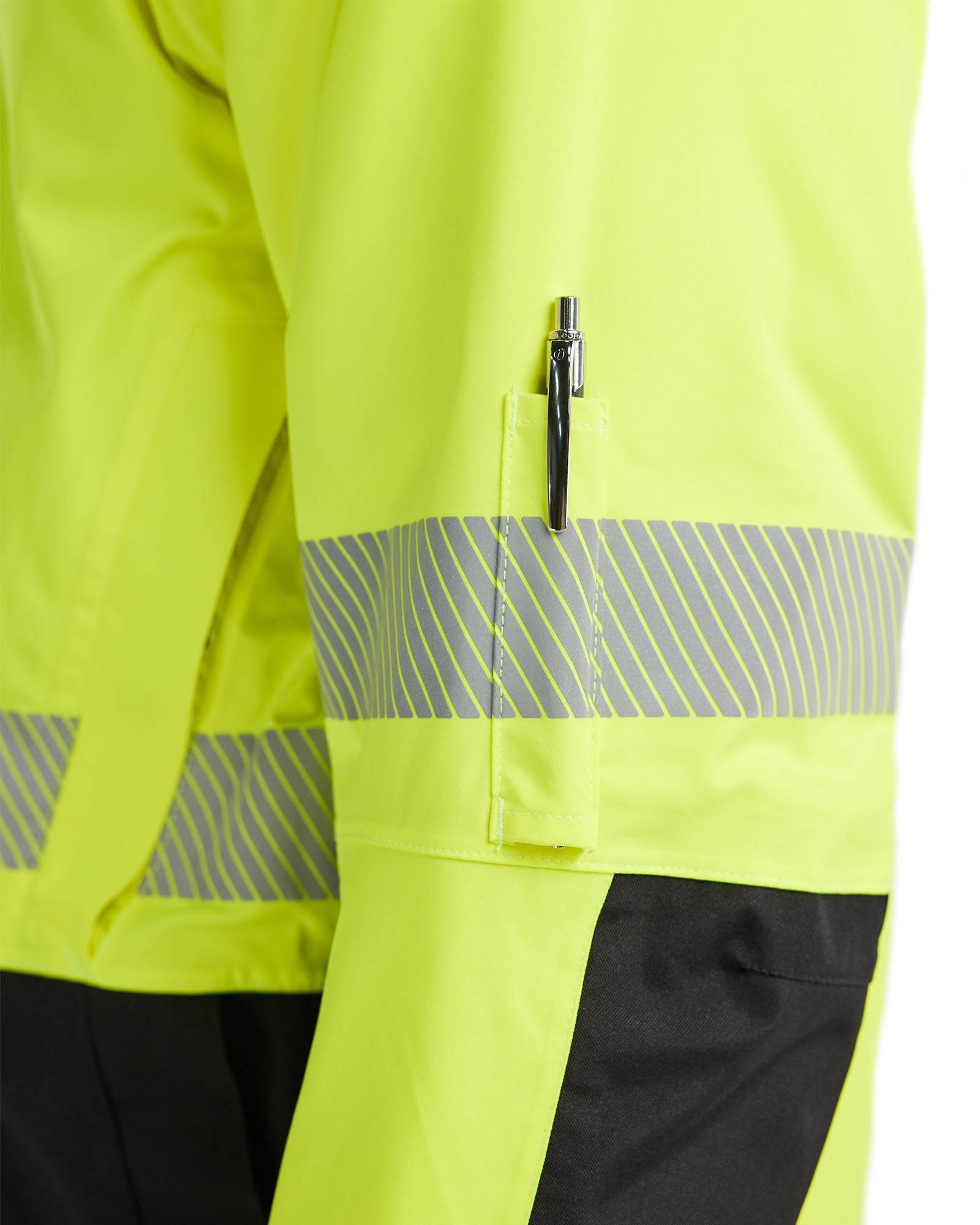 Blaklader High Vis Winter Parka, Yellow/Black (9)