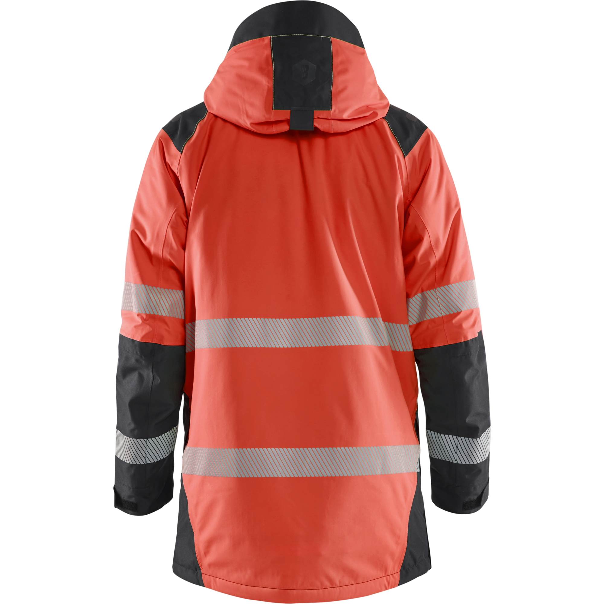 Blaklader High Vis Winter Parka, Red/Black (4)