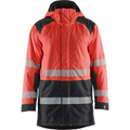 Blaklader High Vis Winter Parka, Red/Black