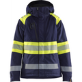 Blaklader High Vis Ladies Winter Jacket, Navy/ Yellow