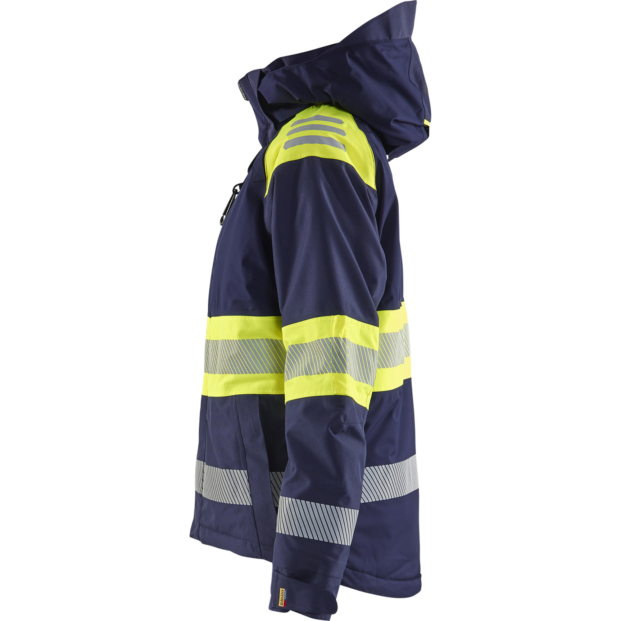 Blaklader High Vis Ladies Winter Jacket, Navy/ Yellow (3)