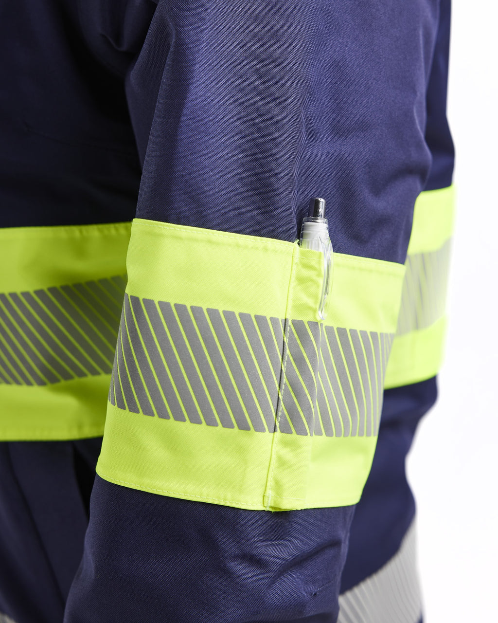 Blaklader High Vis Ladies Winter Jacket, Navy/ Yellow (6)