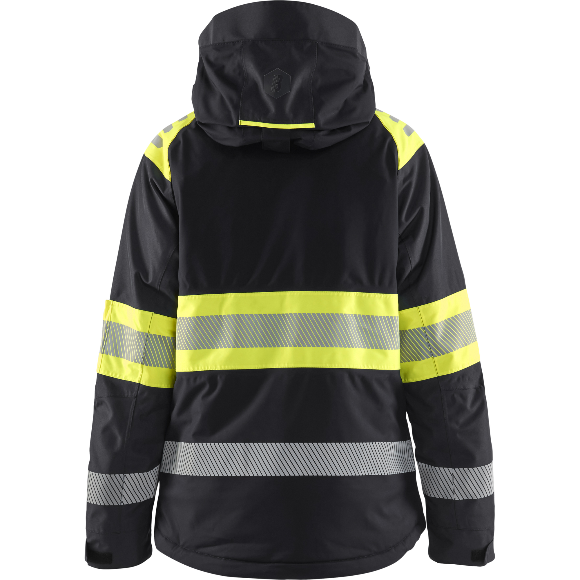 Blaklader High Vis Ladies Winter Jacket, Black/Yellow (4)