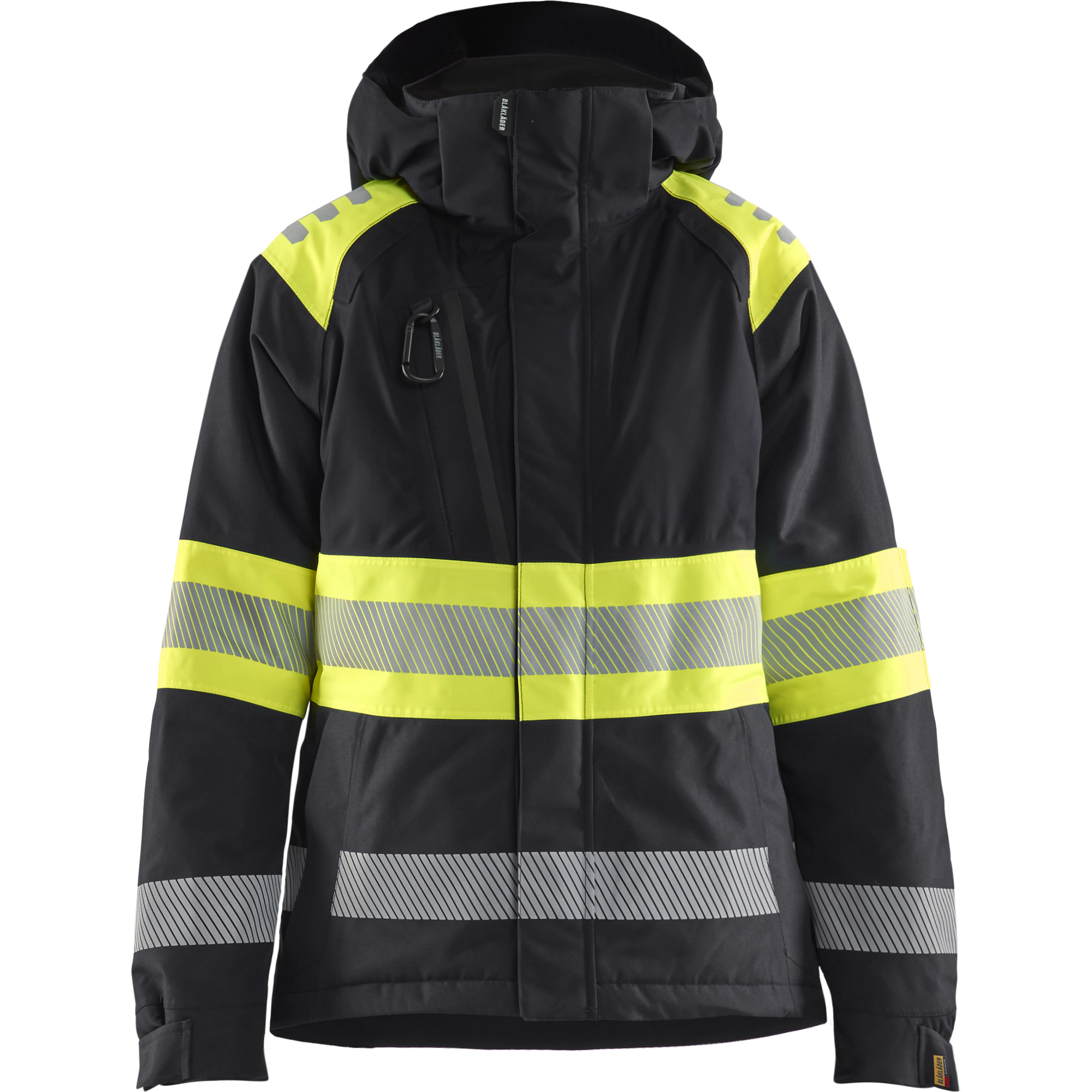 Blaklader High Vis Ladies Winter Jacket, Black/Yellow