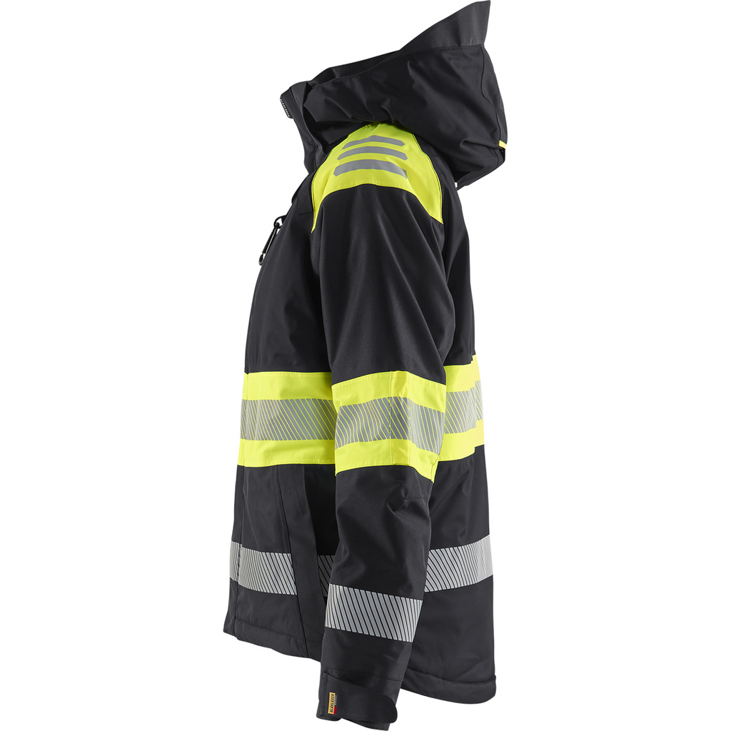 Blaklader High Vis Ladies Winter Jacket, Black/Yellow (3)