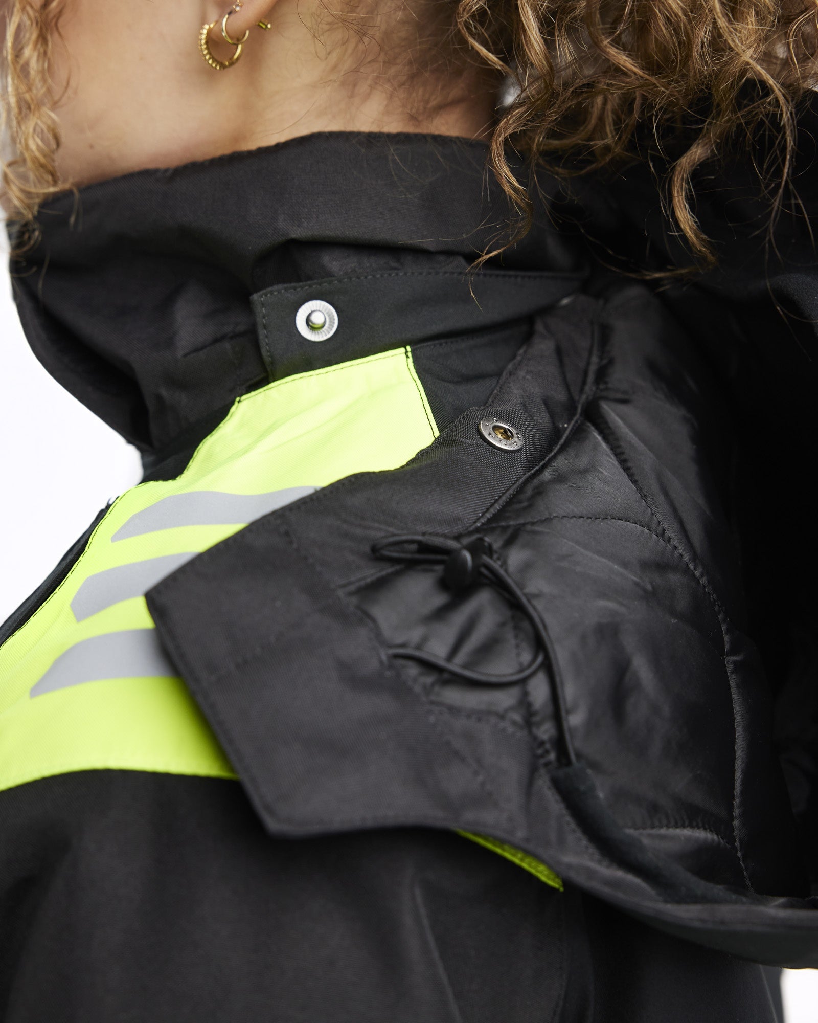 Blaklader High Vis Ladies Winter Jacket, Black/Yellow (8)