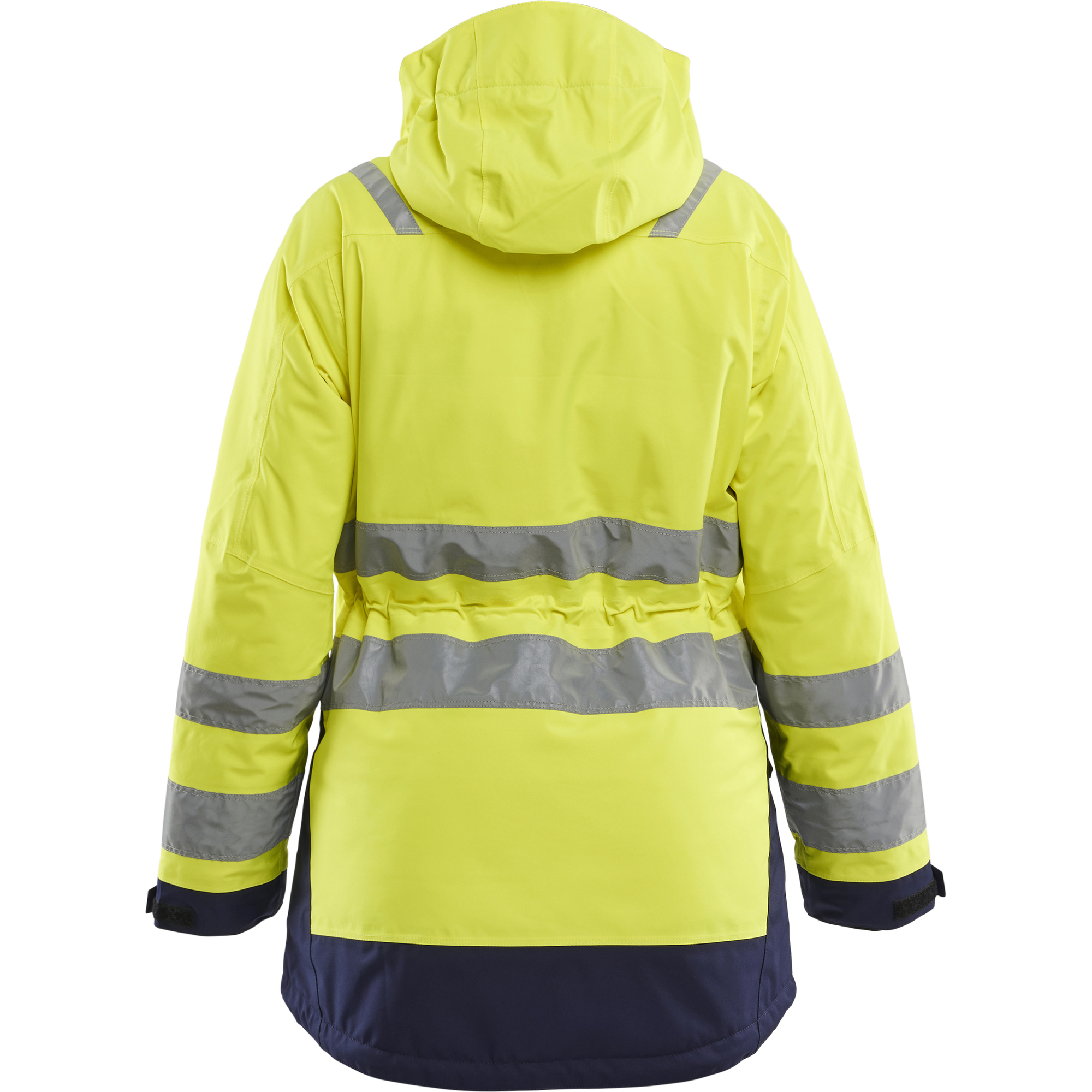 Blaklader High Vis Ladies Winter Parka, Yellow/Navy Blue (4)