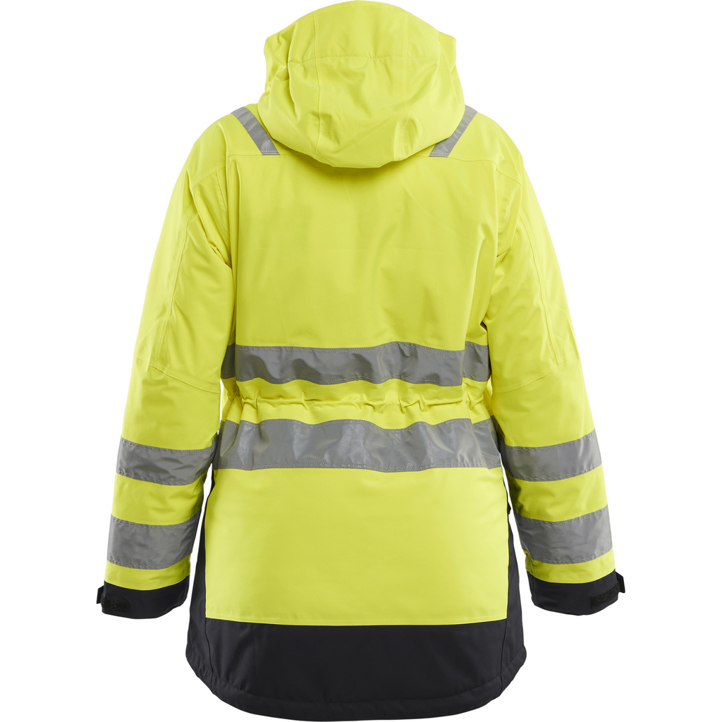 Blaklader High Vis Women's Winter Parka, Yellow/Black (4)