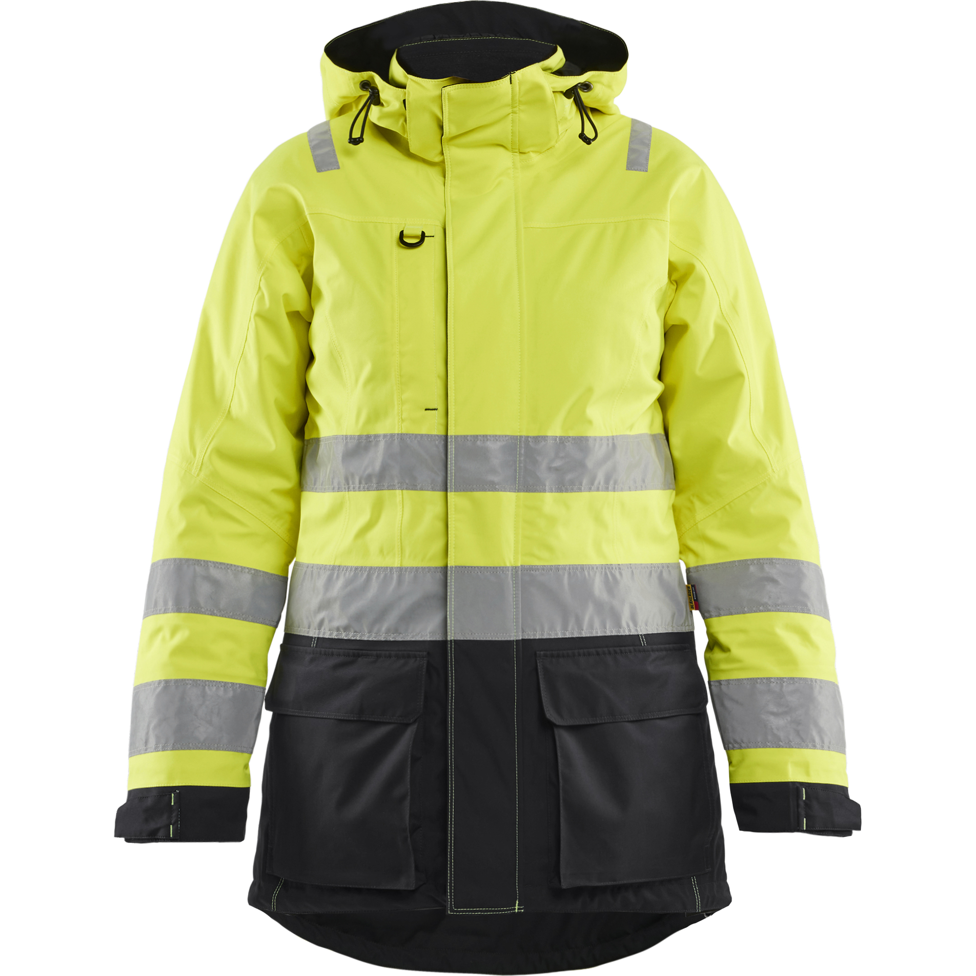 Blaklader High Vis Women's Winter Parka, Yellow/Black