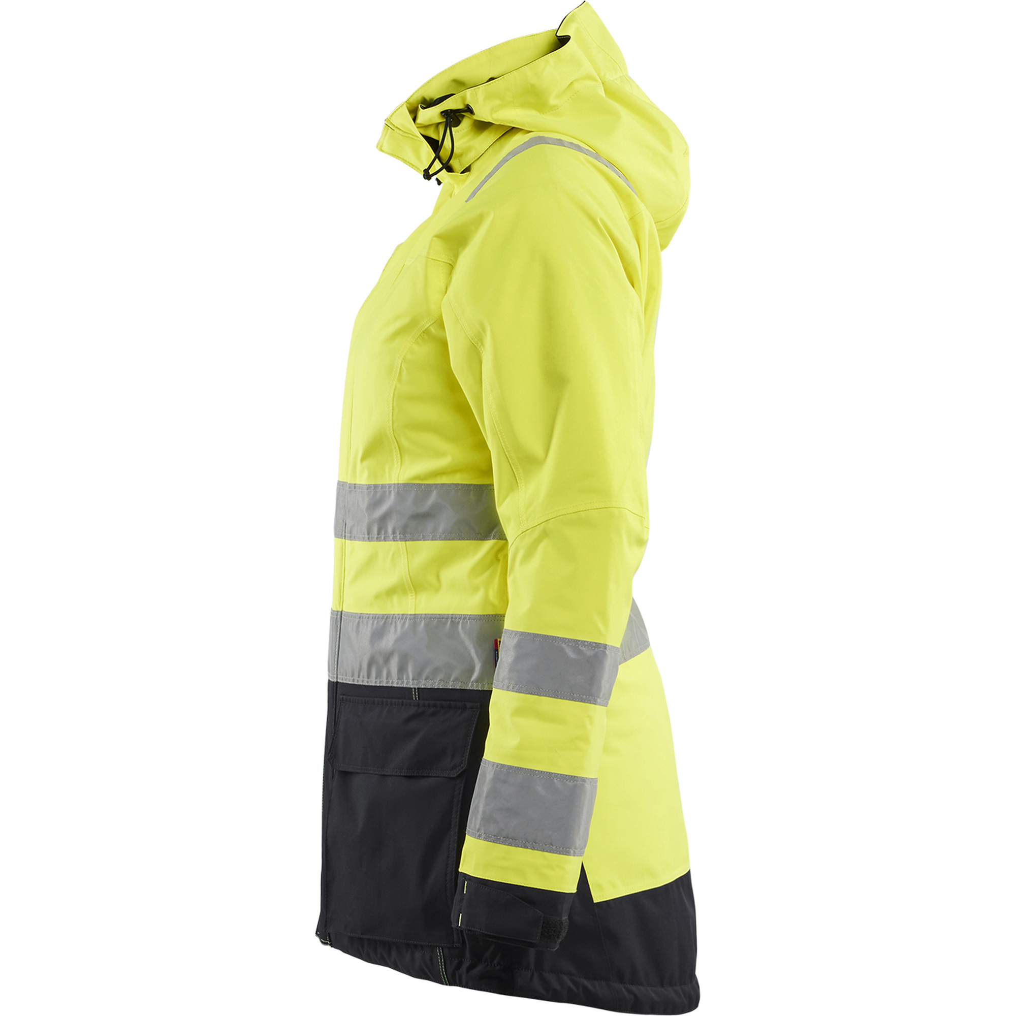 Blaklader High Vis Women's Winter Parka, Yellow/Black (3)