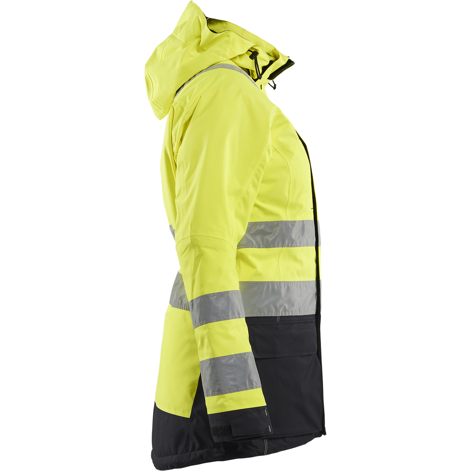 Blaklader High Vis Women's Winter Parka, Yellow/Black (2)