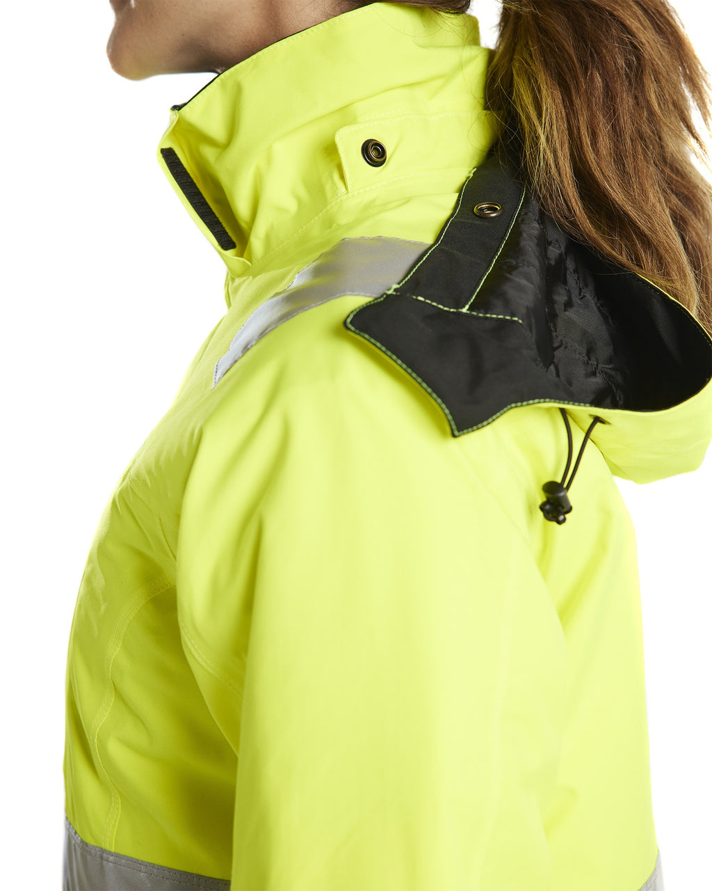 Blaklader High Vis Women's Winter Parka, Yellow/Black (6)