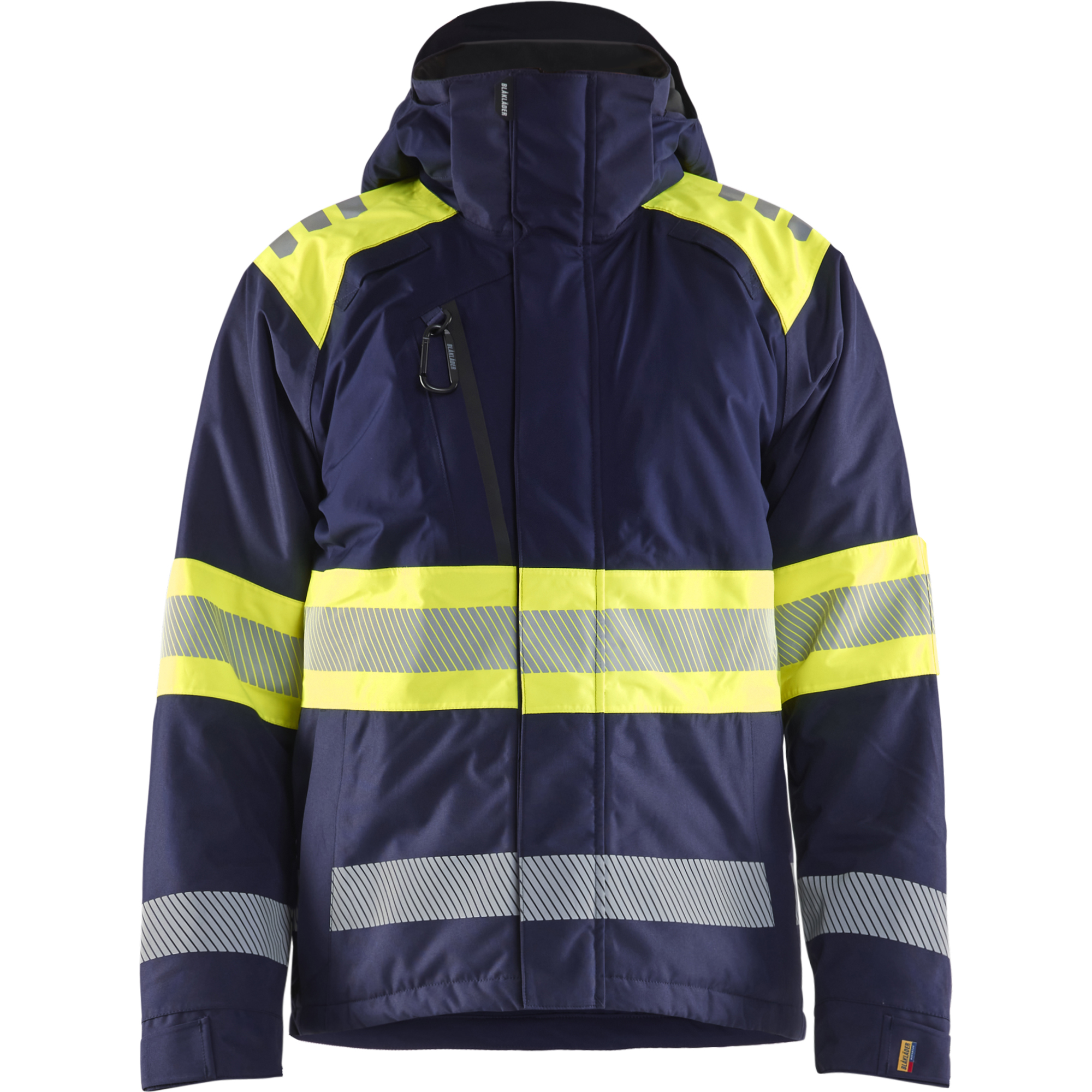 Blaklader High Vis Winter Jacket, Navy Blue/ Yellow