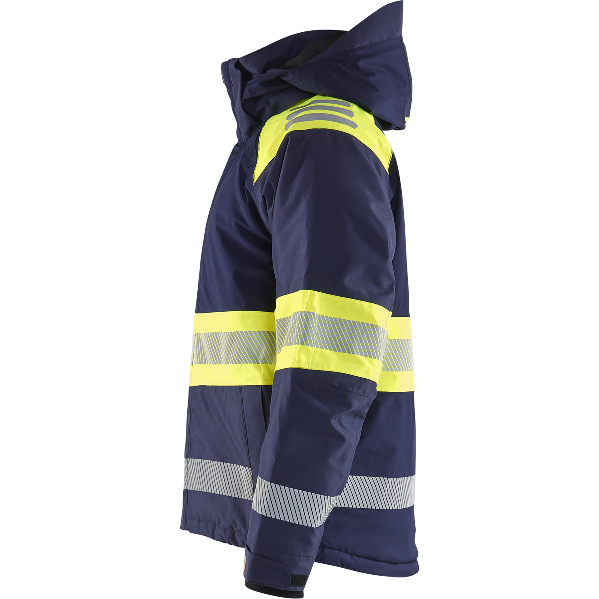 Blaklader High Vis Winter Jacket, Navy Blue/ Yellow (3)