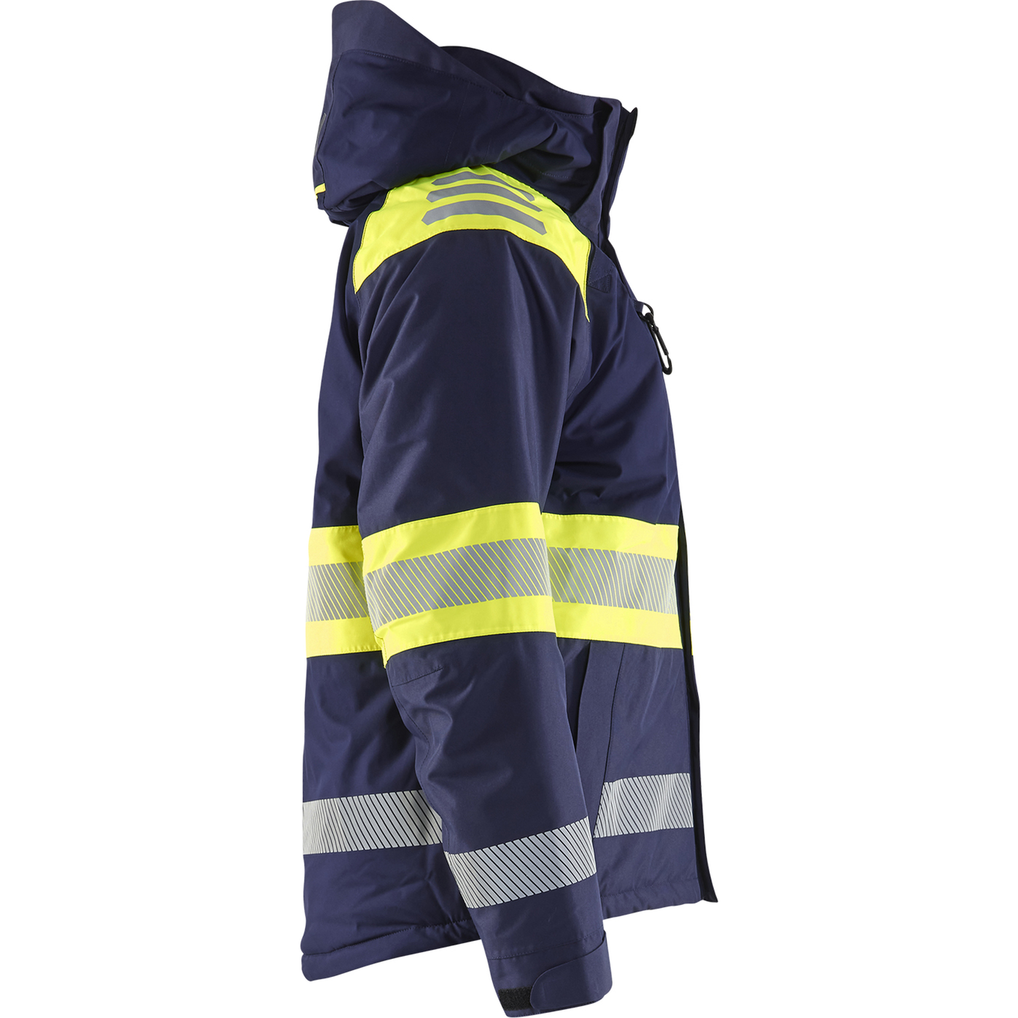 Blaklader High Vis Winter Jacket, Navy Blue/ Yellow (2)