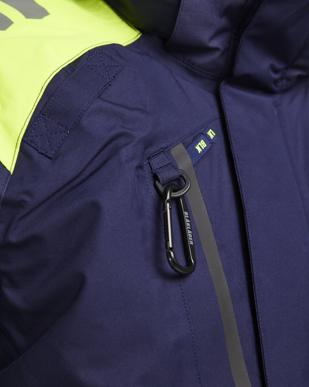 Blaklader High Vis Winter Jacket, Navy Blue/ Yellow (7)