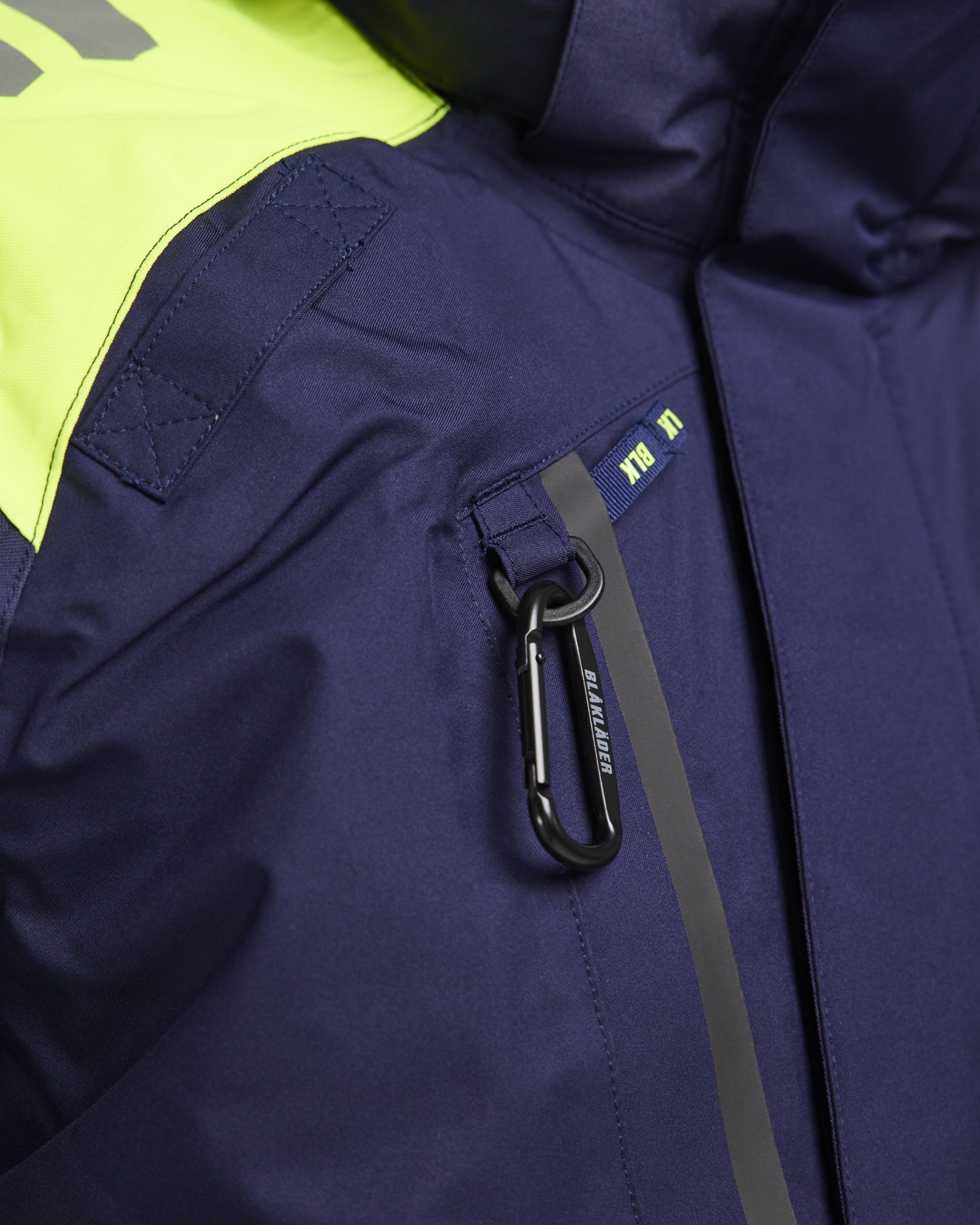 Blaklader High Vis Winter Jacket, Navy Blue/ Yellow (7)