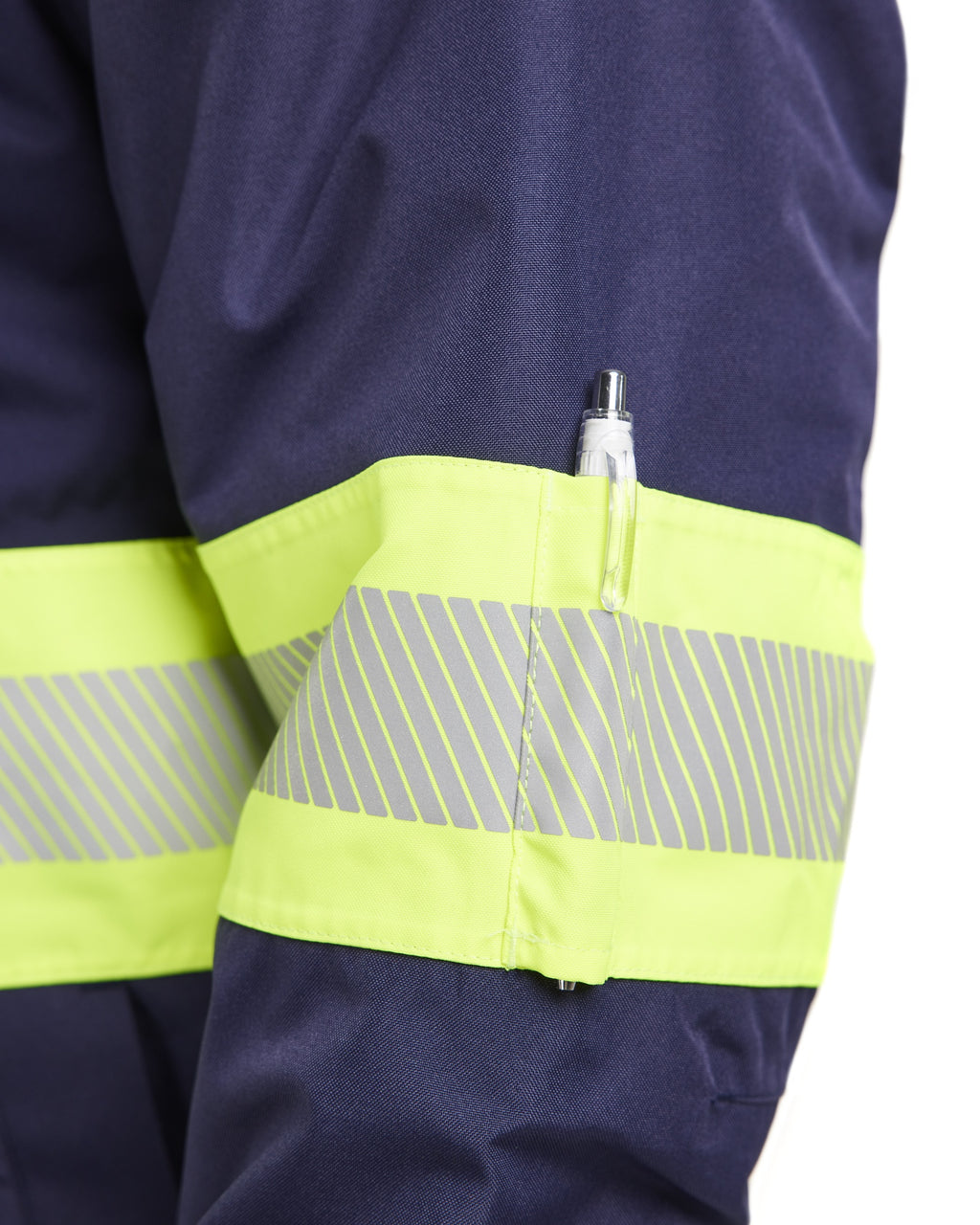 Blaklader High Vis Winter Jacket, Navy Blue/ Yellow (8)