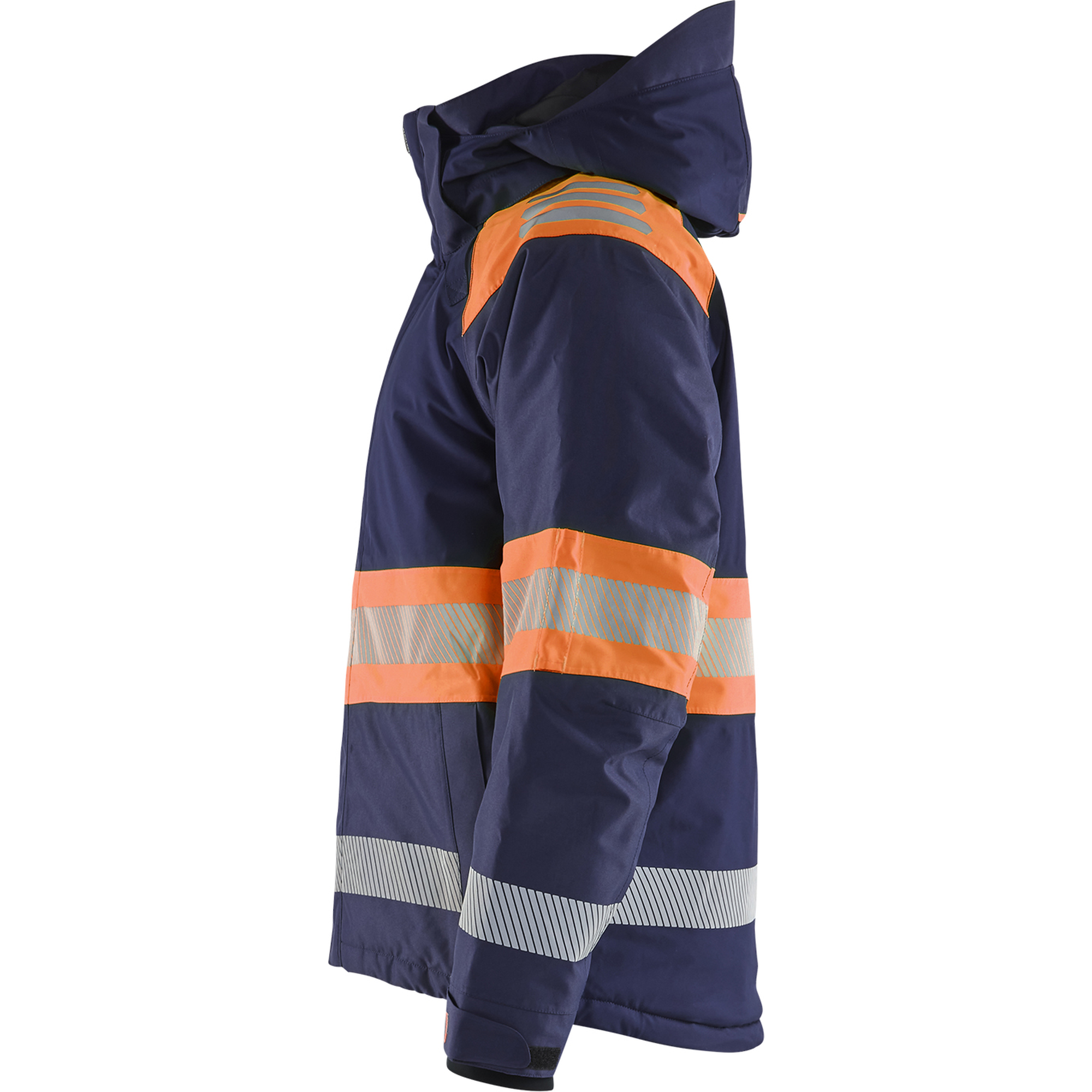 Blaklader High Vis Winter Jacket, Navy Blue/Orange (3)