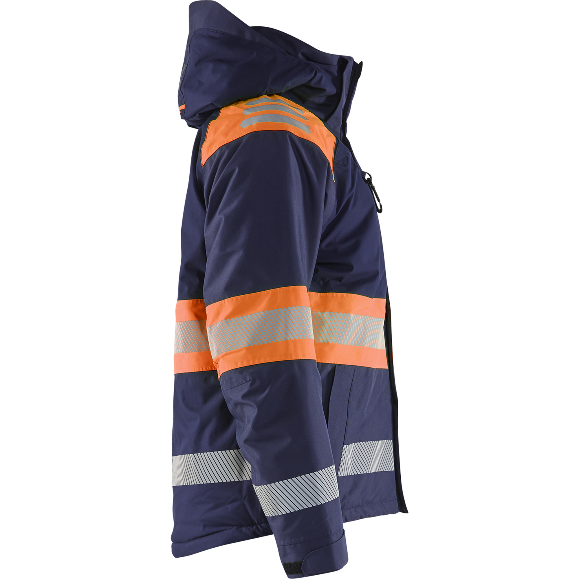 Blaklader High Vis Winter Jacket, Navy Blue/Orange (2)