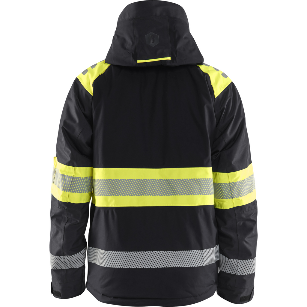 Blaklader High Vis Winter Jacket, Black/Yellow (4)