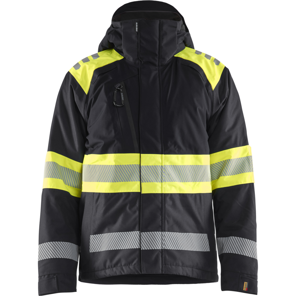 Blaklader High Vis Winter Jacket, Black/Yellow
