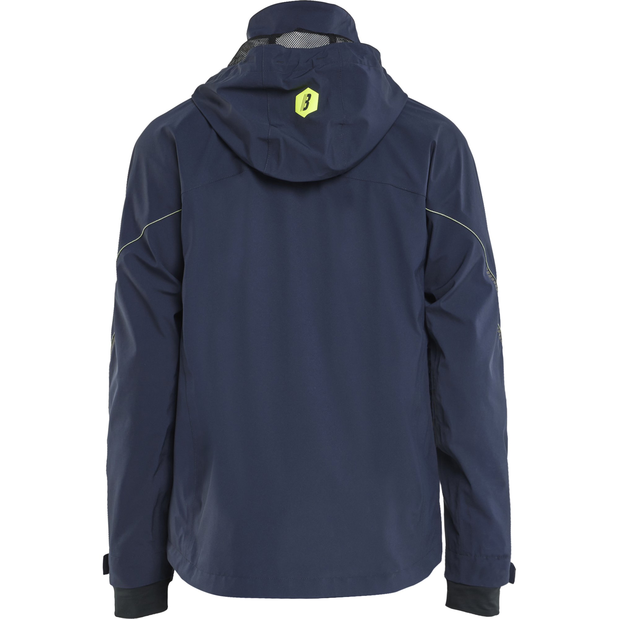 Blaklader Stretch Shell Jacket, Dark Navy/Yellow (4)