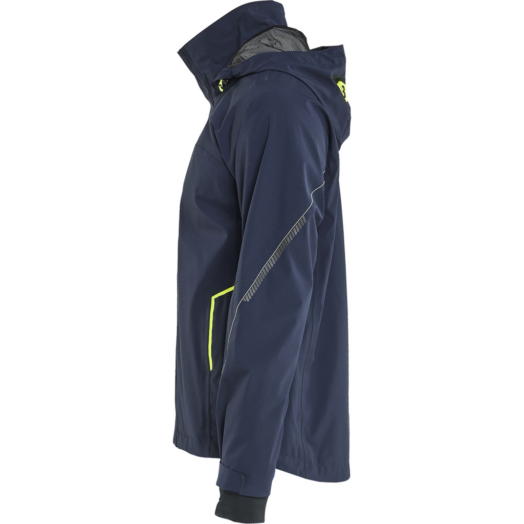 Blaklader Stretch Shell Jacket, Dark Navy/Yellow (3)