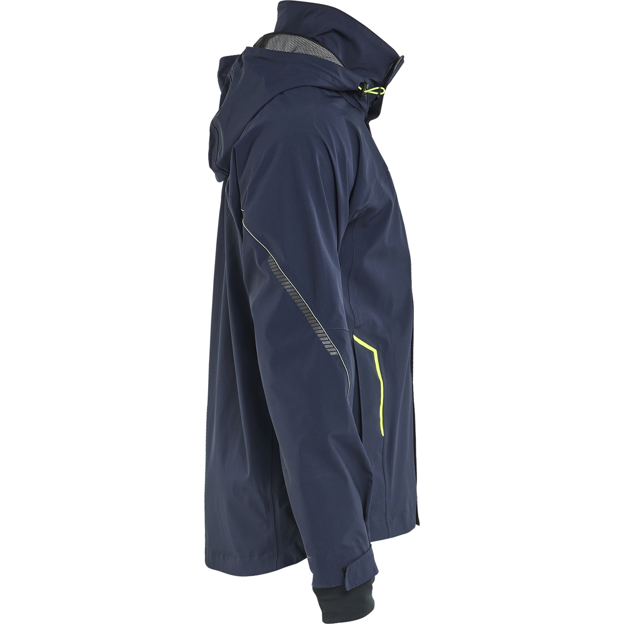 Blaklader Stretch Shell Jacket, Dark Navy/Yellow (2)