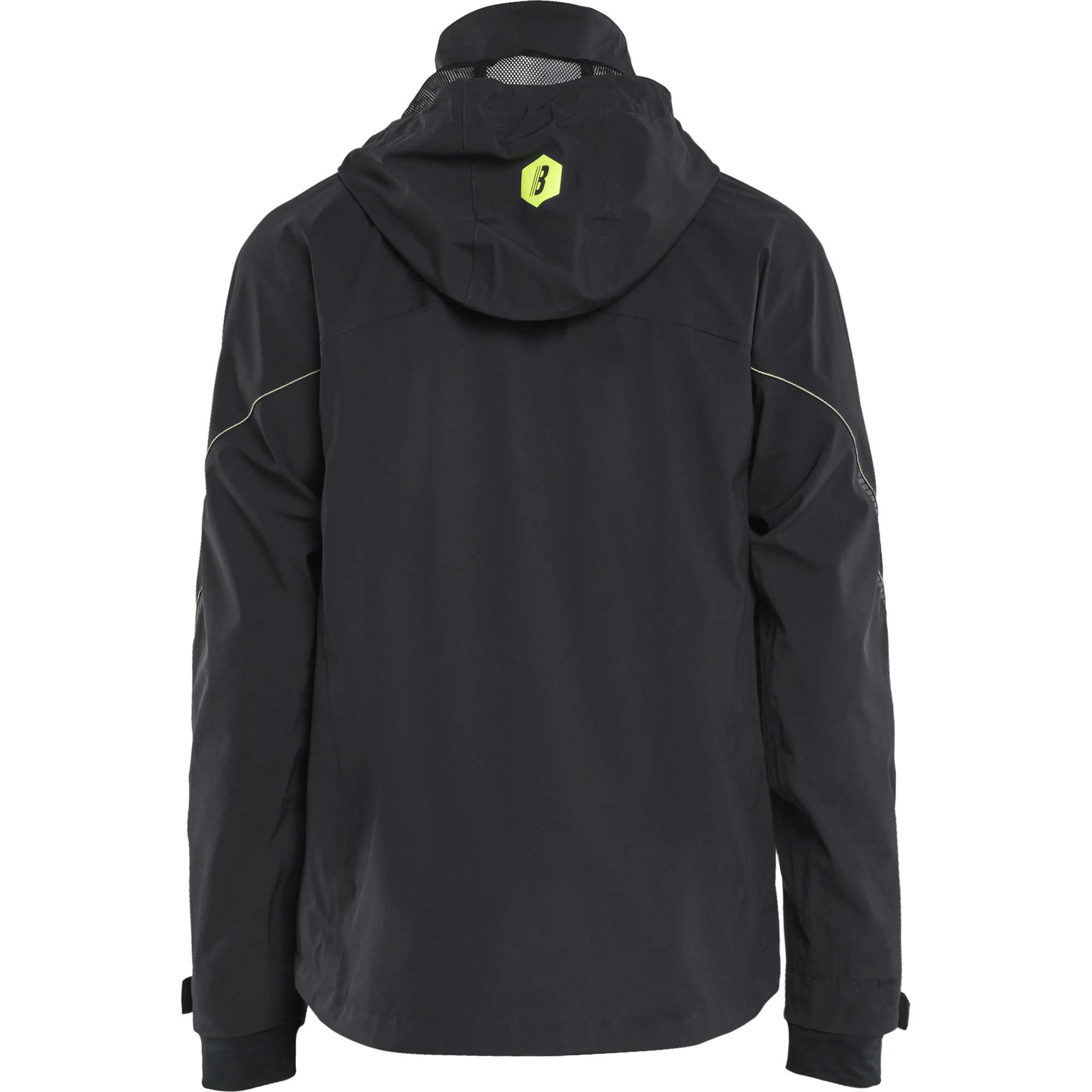 Blaklader Stretch Shell Jacket, Black/Yellow (4)