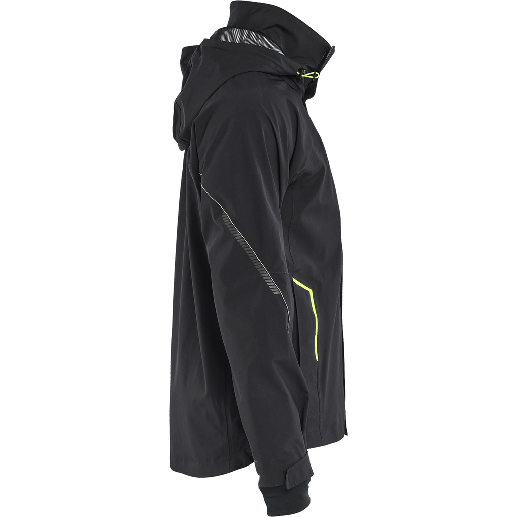 Blaklader Stretch Shell Jacket, Black/Yellow (2)