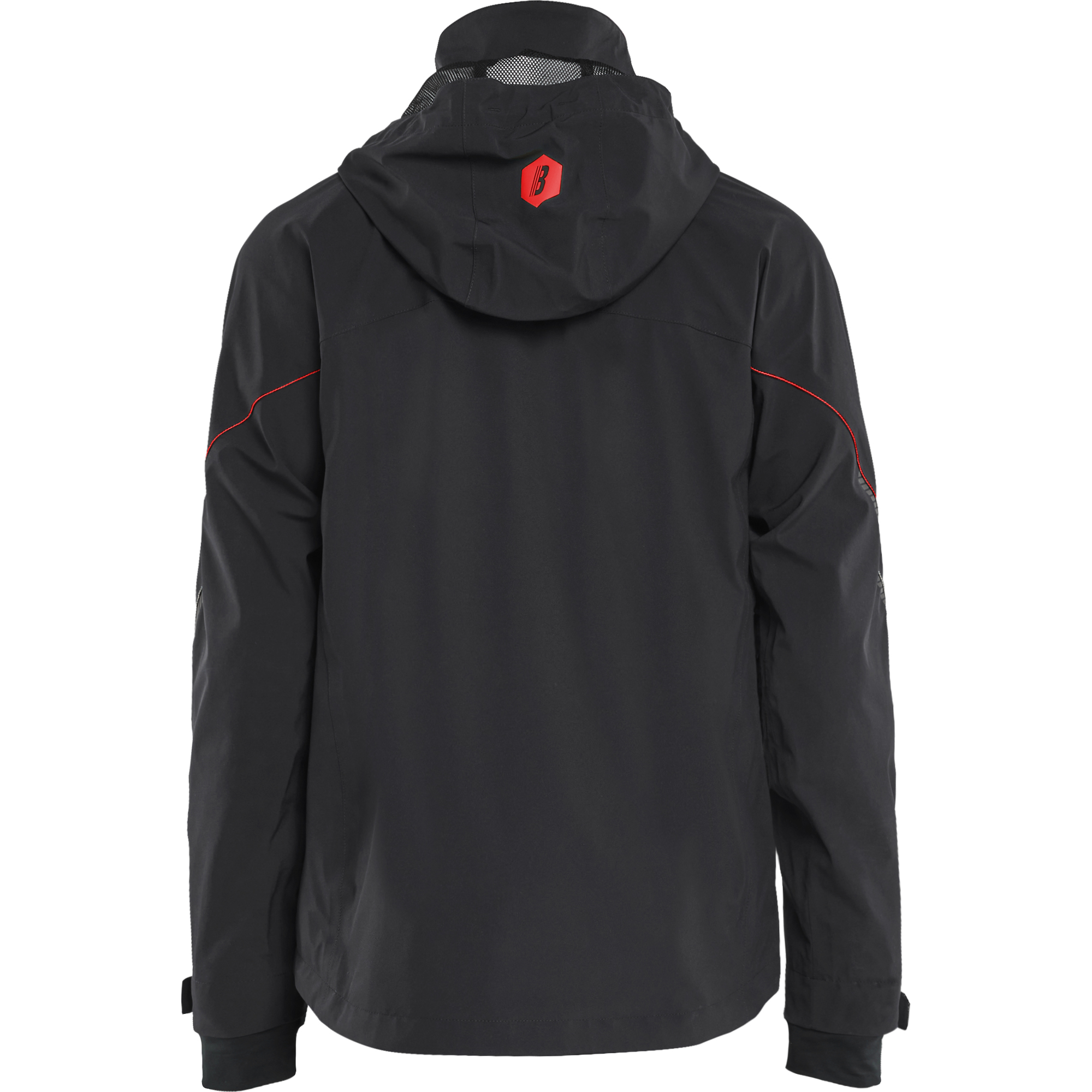 Blaklader Stretch Shell Jacket, Black/Red (4)