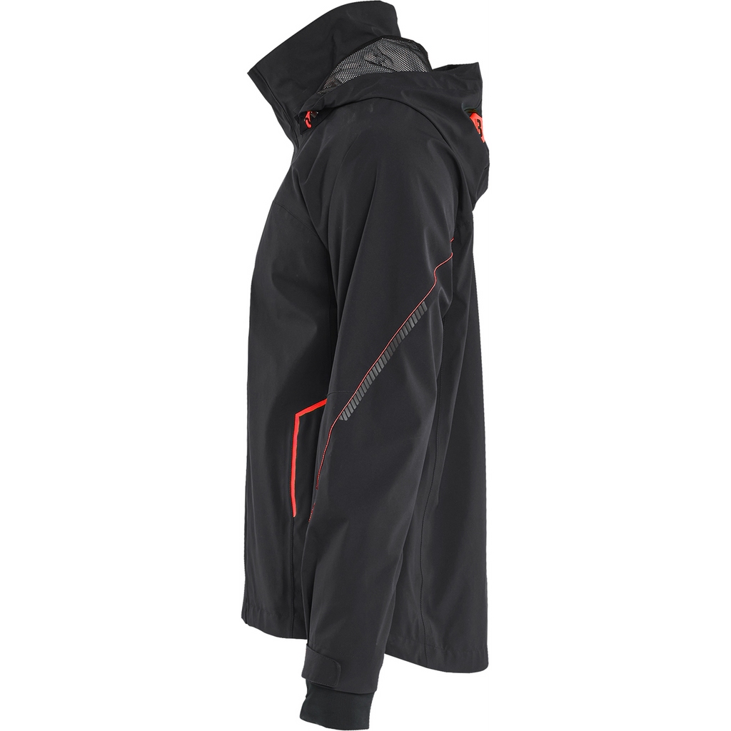 Blaklader Stretch Shell Jacket, Black/Red (3)