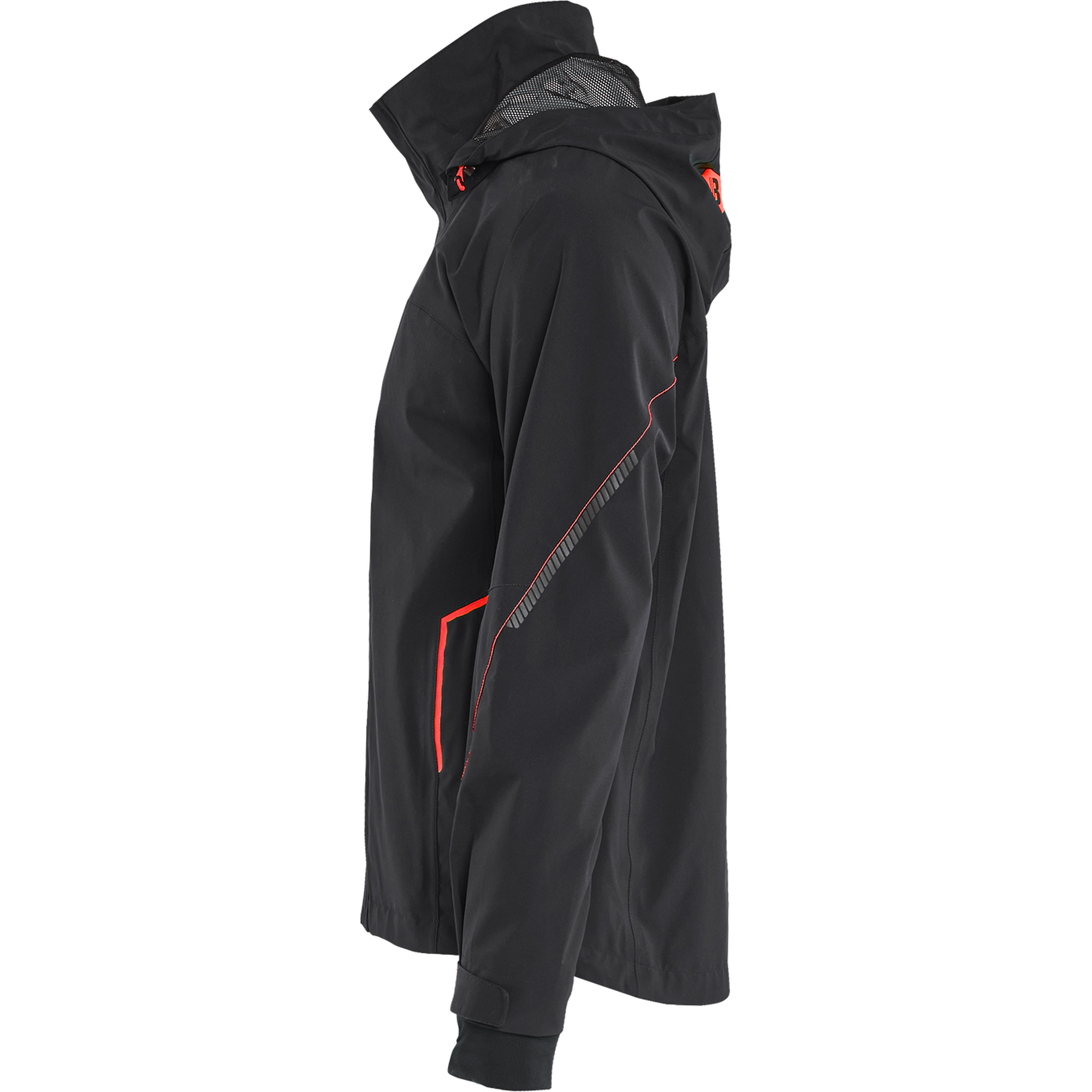Blaklader Stretch Shell Jacket, Black/Red (3)