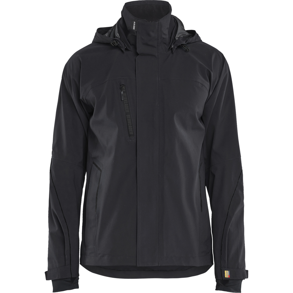 Blaklader Stretch Shell Jacket, Black/Black