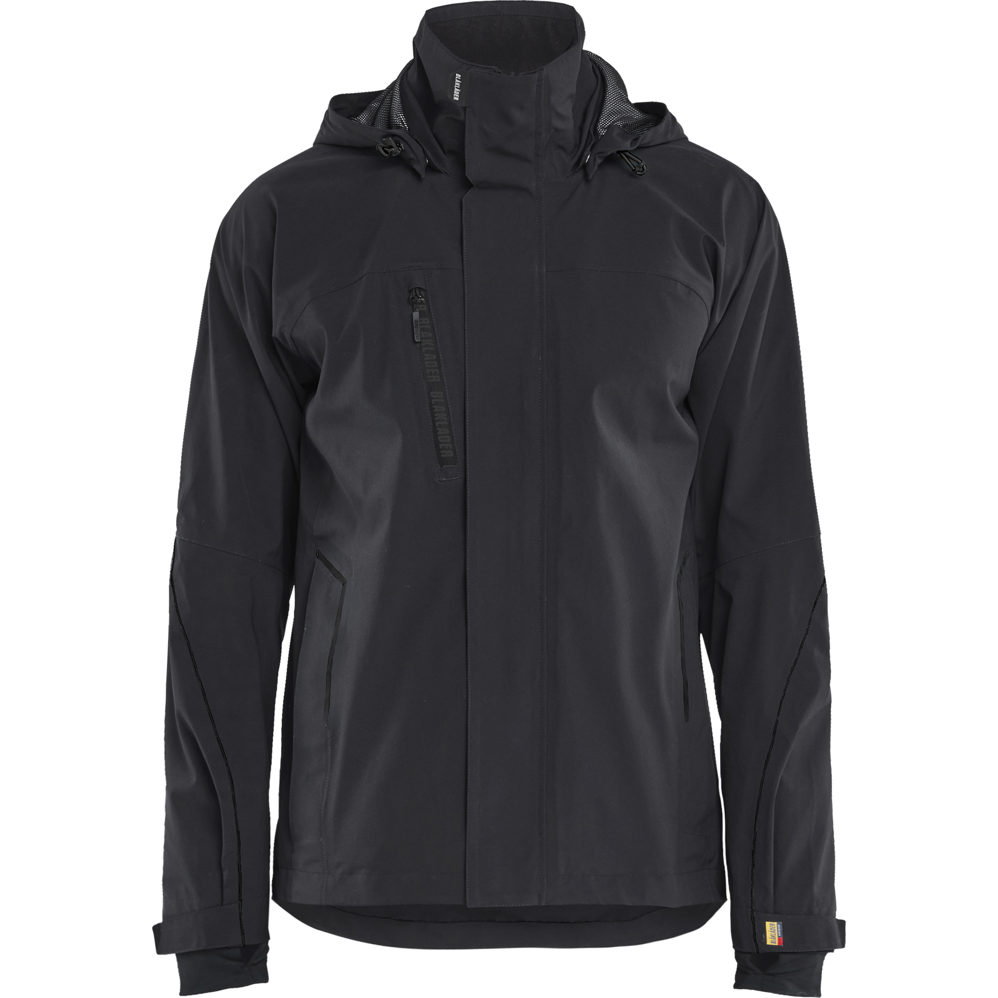Blaklader Stretch Shell Jacket, Black/Black