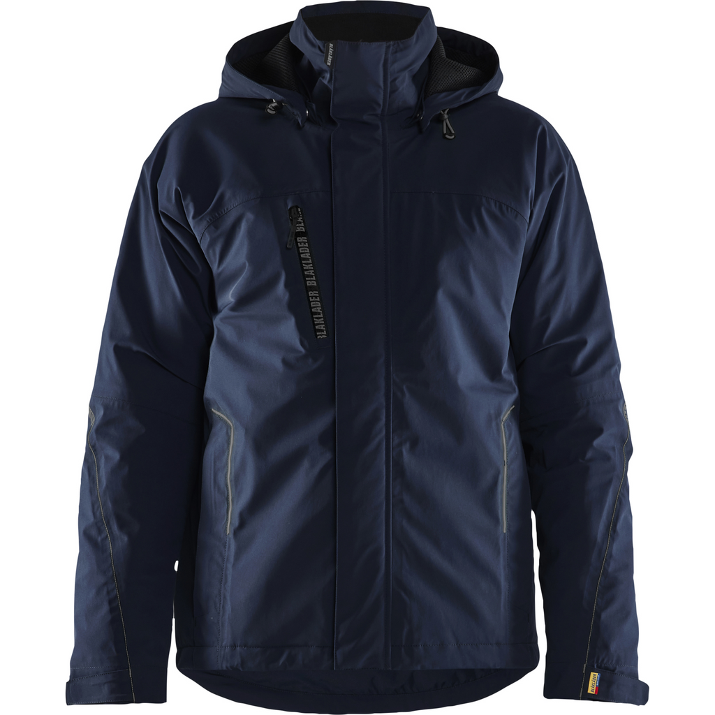 Blaklader Stretch Lined Lightweight Winter Jacket, Dark Navy/Black