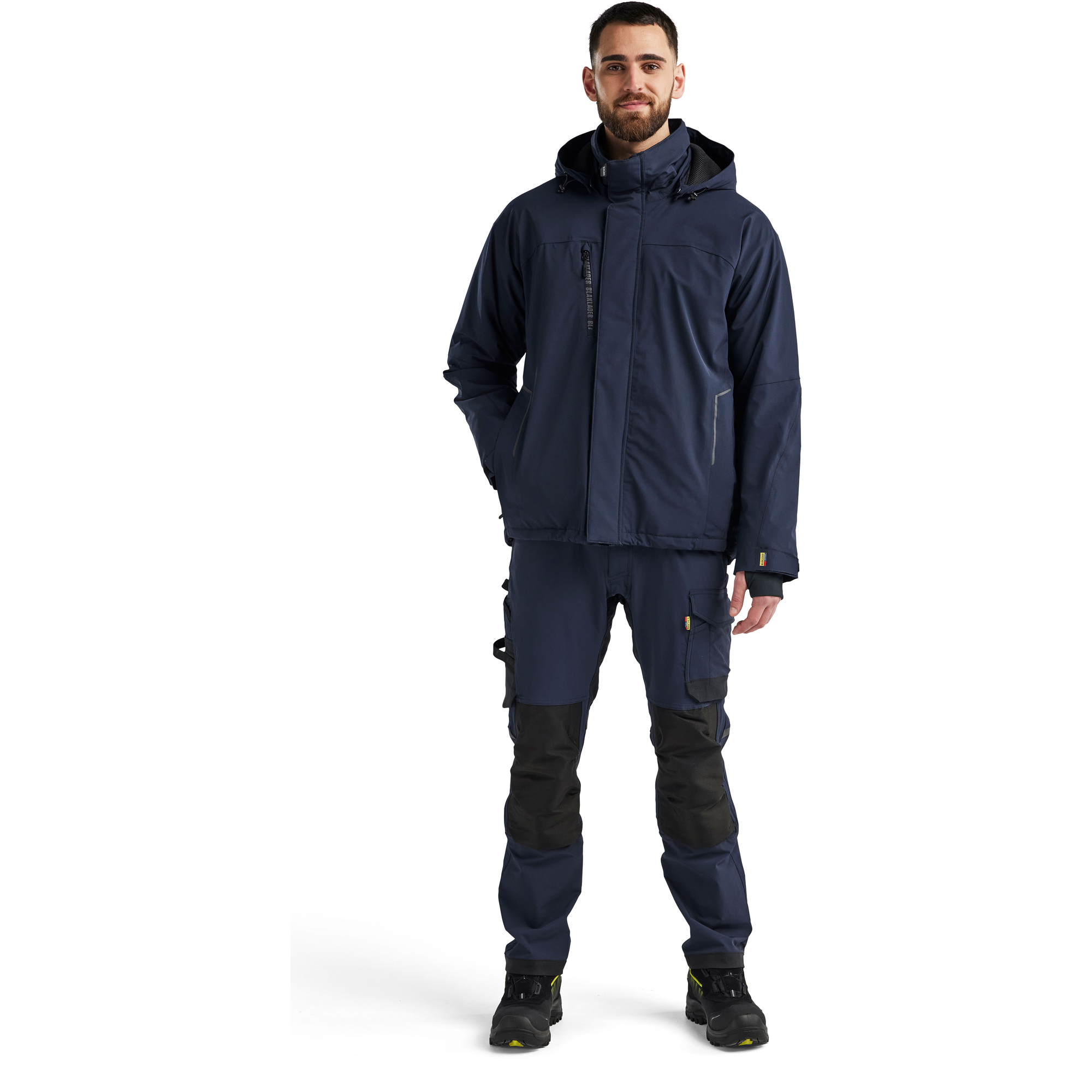 Blaklader Stretch Lined Lightweight Winter Jacket, Dark Navy/Black (5)
