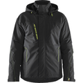 Blaklader Lined Lightweight Stretch Winter Jacket, Black/Yellow