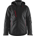 Blaklader Lined Lightweight Stretch Winter Jacket, Black/Red