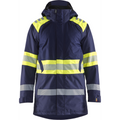 Blaklader High Vis Winter Parka, Navy Blue/ Yellow