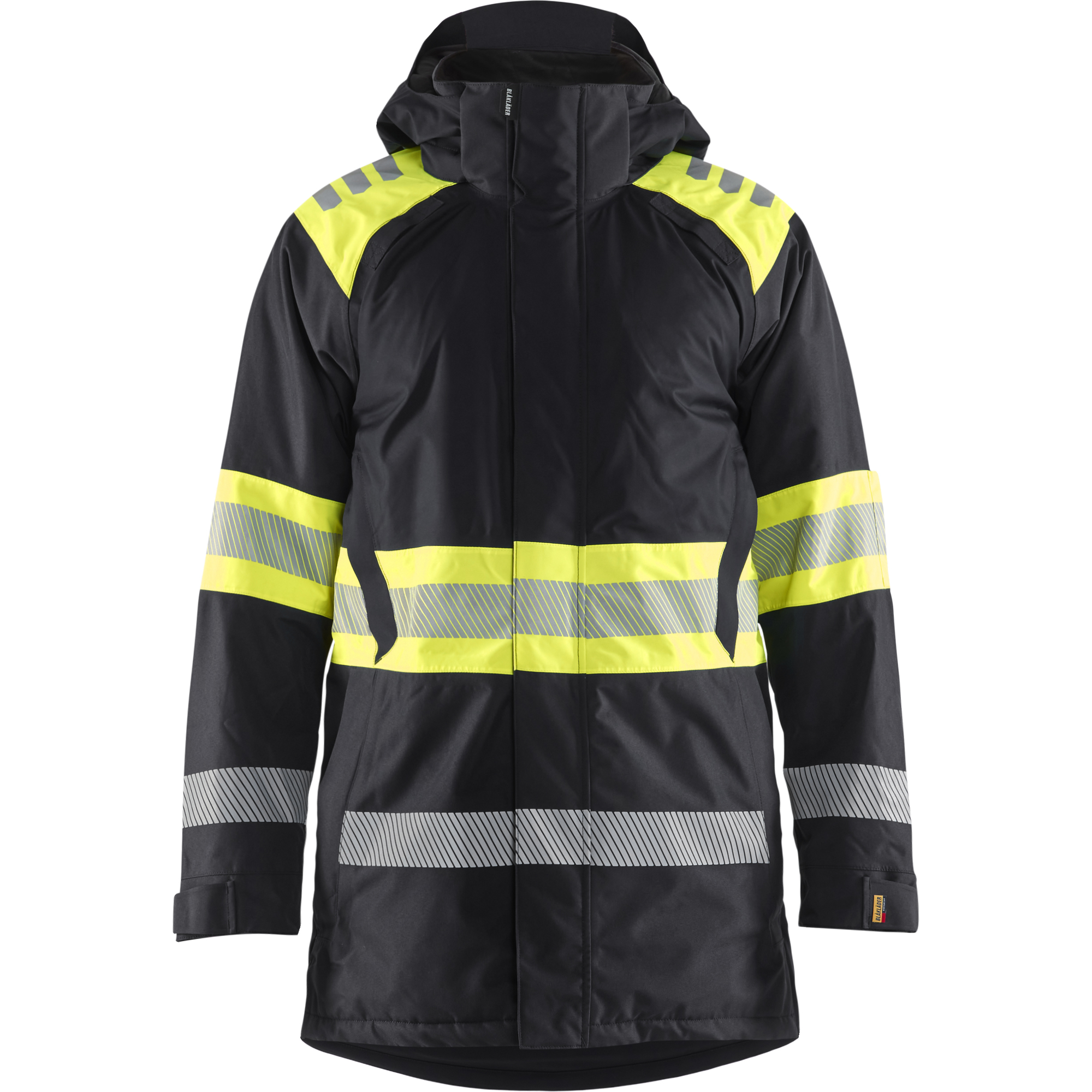 Blaklader High Vis Winter Parka, Black/Yellow