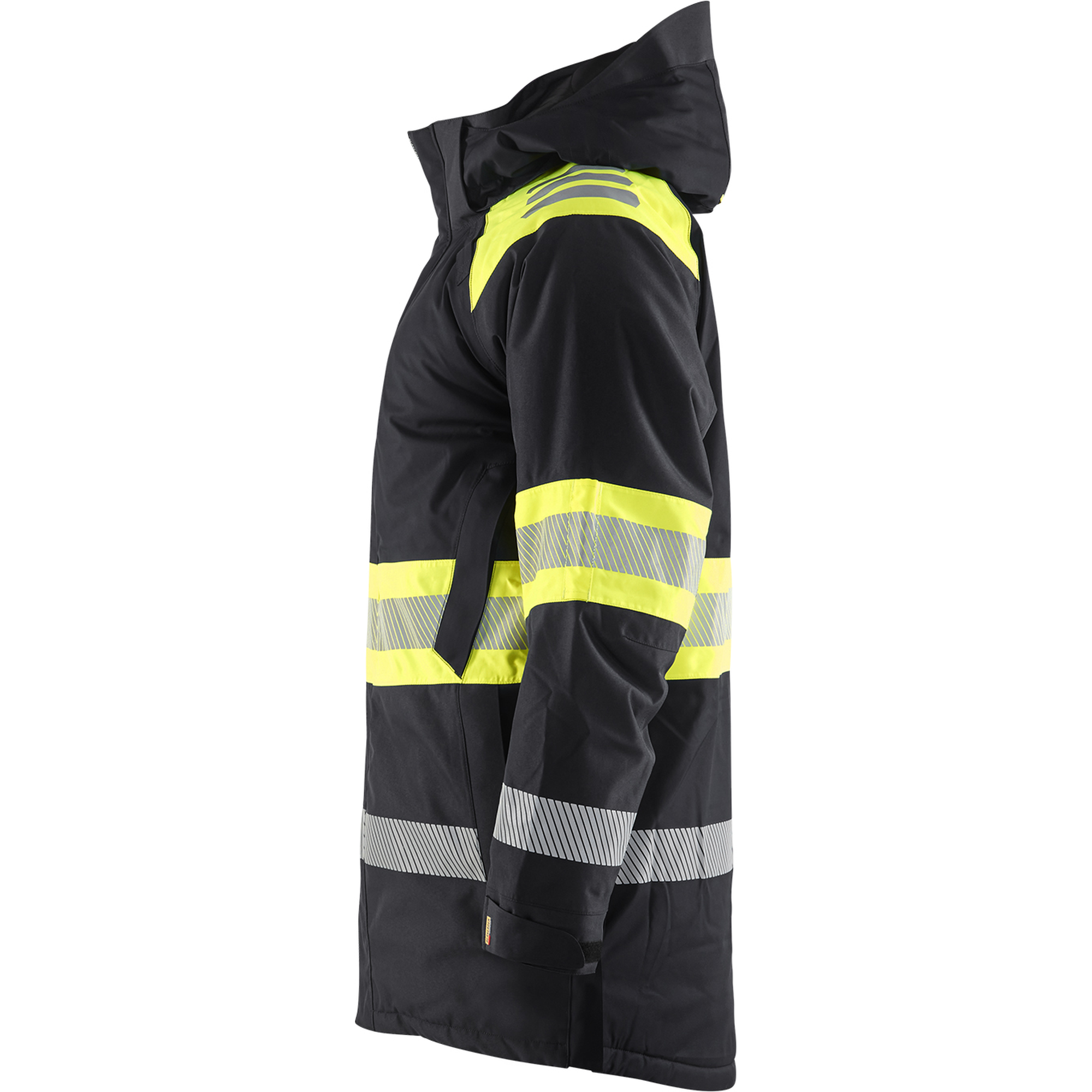 Blaklader High Vis Winter Parka, Black/Yellow (3)
