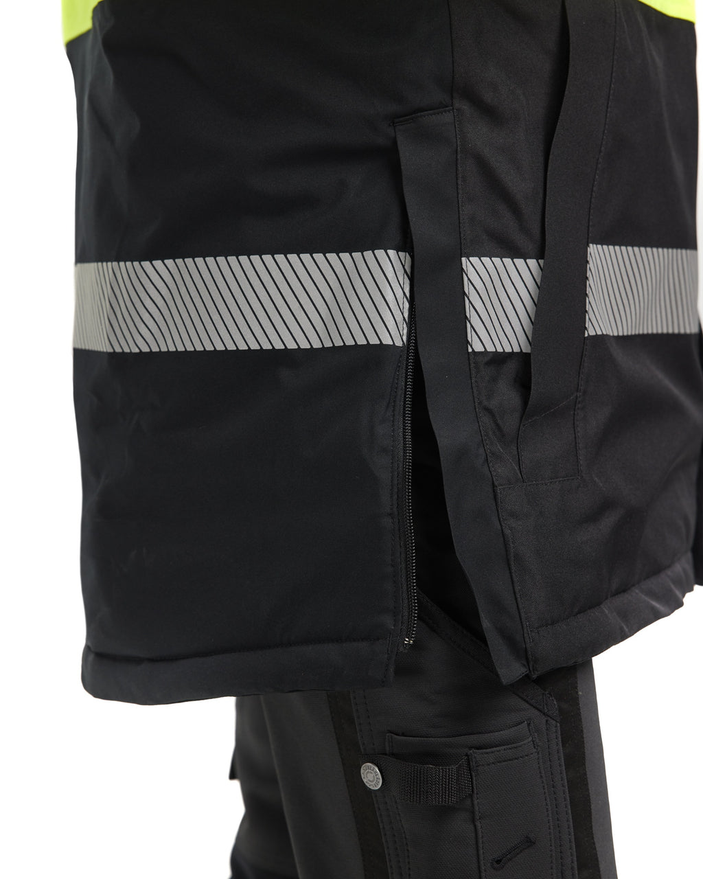 Blaklader High Vis Winter Parka, Black/Yellow (7)