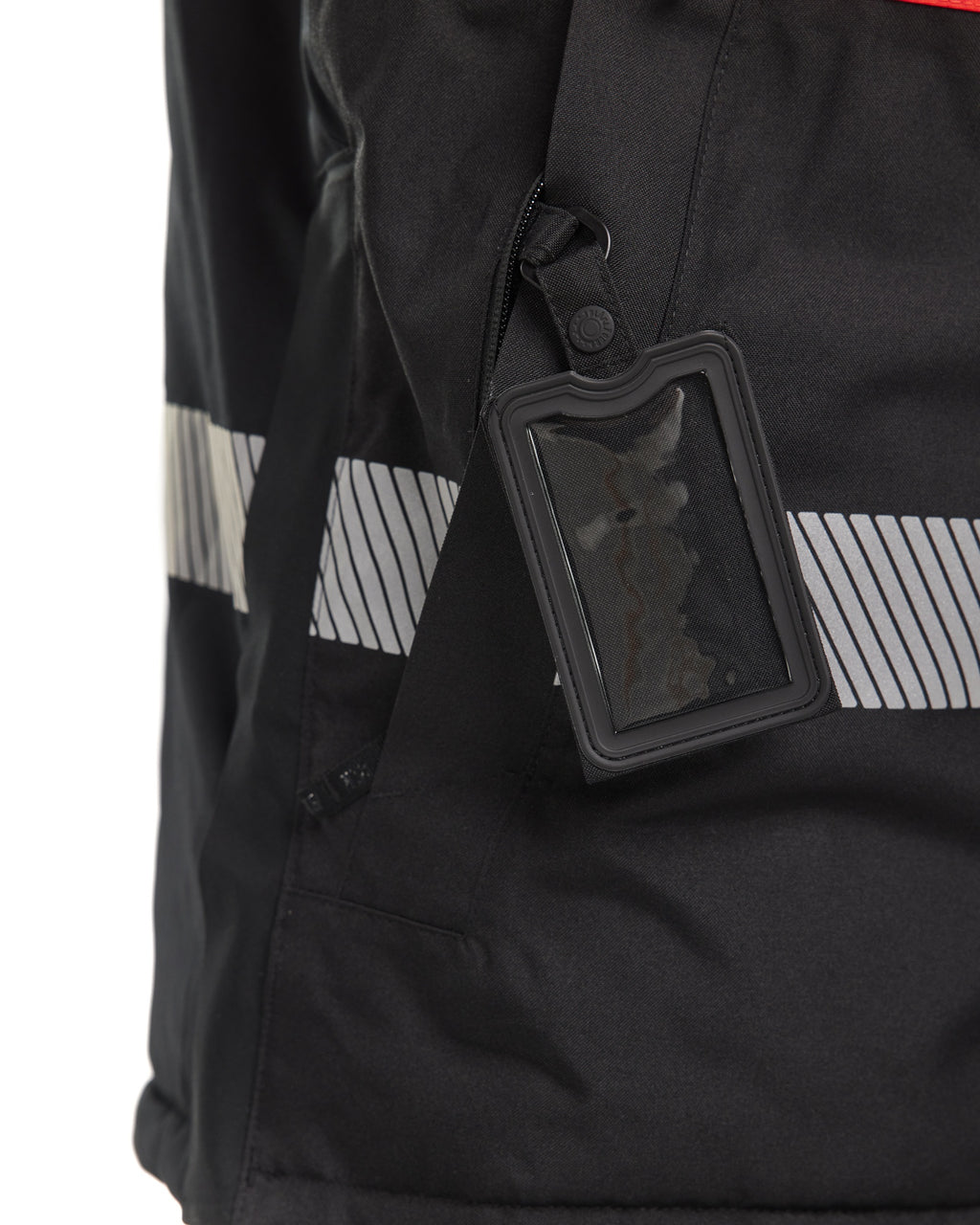 Blaklader High Vis Winter Parka, Black/High Vis Red (8)
