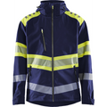 Blaklader High Vis Softshell Jacket, Navy/ Yellow