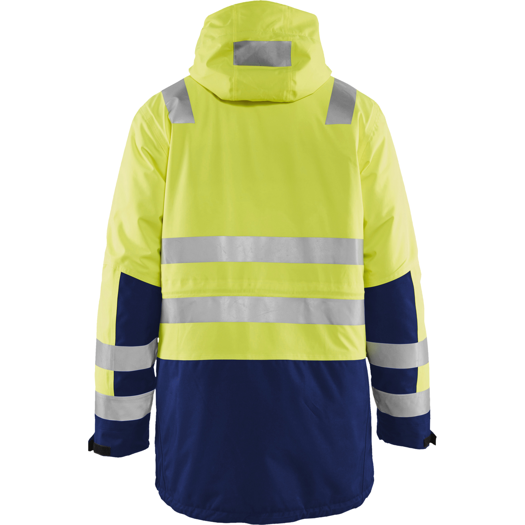 Blaklader High Vis Winter Parka, Yellow/Navy Blue (4)