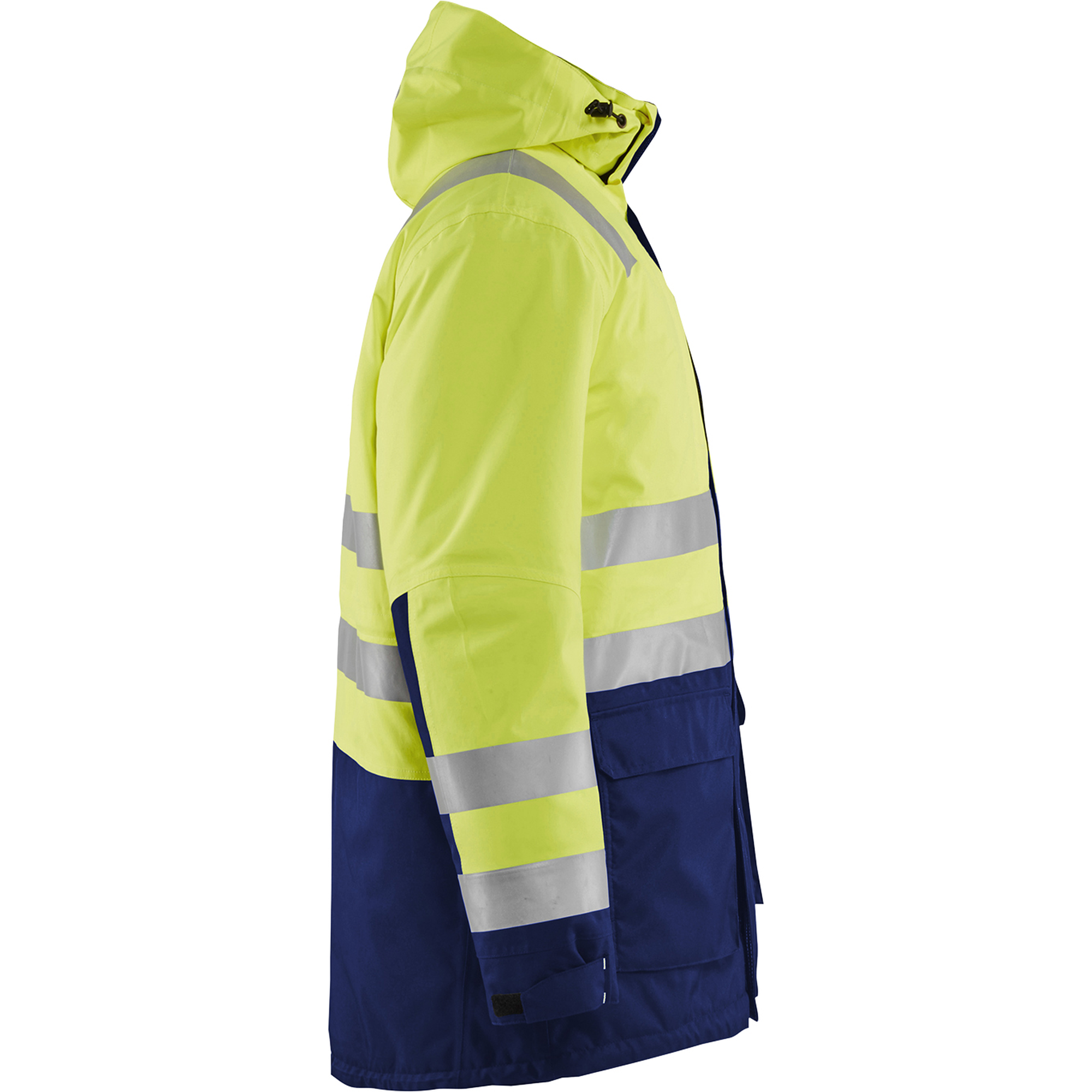 Blaklader High Vis Winter Parka, Yellow/Navy Blue (2)